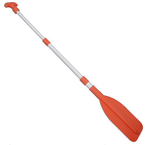 AB Tools Telescopic Mini Paddle Oar Boat Hook High Vis Orange Rowing Liferaft