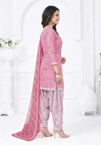 Image of Yashika Unstiched Crepe dress materials | Crepe Salwar Suit for women with dupatta | suit material for women unstitched