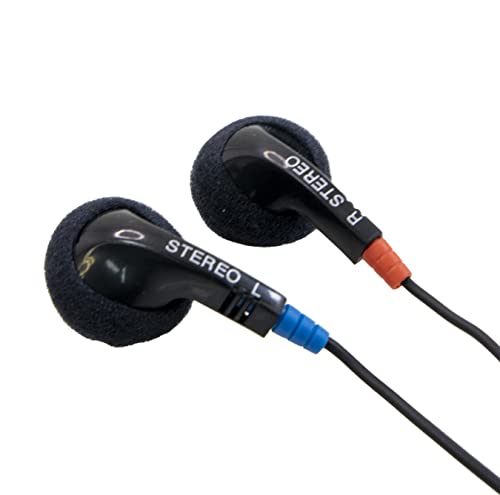 マクサー電機 テレビ や ラジオ で使える ステレオ インナー イヤホン 1.2m ストレート型 3.5mm プラグ 簡易包装品 1個