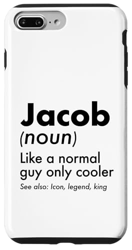 Jacob Like A Normal Guy Only Cooler Legend King �t�@�[�X�g�l�[�� �X�}�z�P�[�X iPhone 7 Plus/8 Plus �p