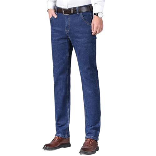 Men's Casual Jeans – Slim Straight Stretch High-Waisted Comfortable Denim Pants