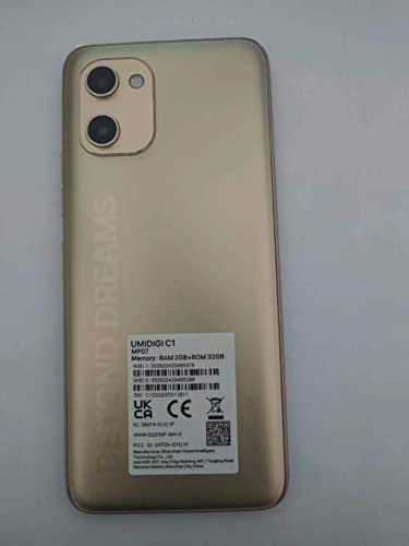 Umidigi C1 Cell Phone Unlocked,Android 12 Go 5150Mah Battery With 6.52" Full Screen T-Mobile Smartphone 2Gb Ram+32Gb Rom 256Gb Expandable 13Mp Camera Mobile Phone #TOP6