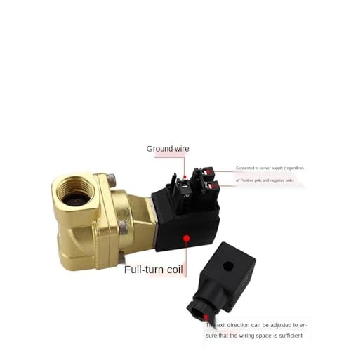 Vanne de contrôle de fluide électrovanne 2W050-15B DC24V 4 points - 4