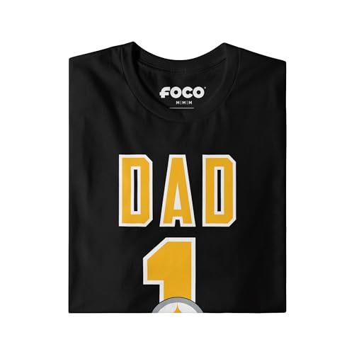 Image of FOCO NFL Mens NFL Team Logo Tee Shirt #1 Dad T-Shirt