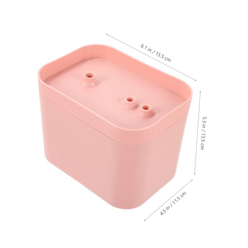 Fuente de agua automática para gatos COLLBATH 2L rosa miniatura 7