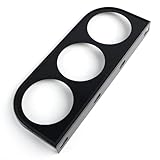 Tamirey Triple 2-1/16' (52mm) Gauge Pod Cluster – Race-Ready Dash/Roll Cage Mount for Fuel, Nitrous, Volt Gauges