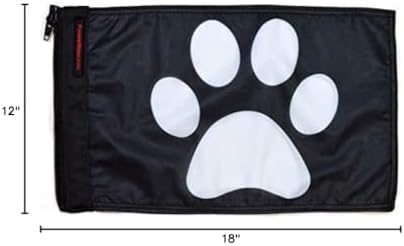 Forever Wave Paw Print Flag image 3
