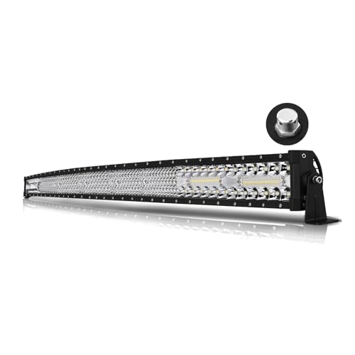 Image of 54 Inch Curved LED Light Bar 396W Quad Row Off Road Driving Light