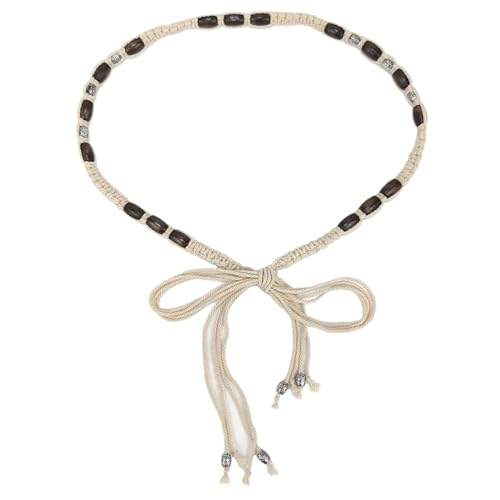Belt Braided Waistband With Beads Braided Vintage Tie Waistband For Bands Player Country Girls