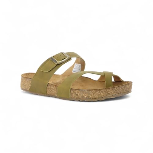 Image of HAFLINGER unisex-adult Summer Genuine Leather Comfort Anatomic Footbeds Straps Juno Sandals