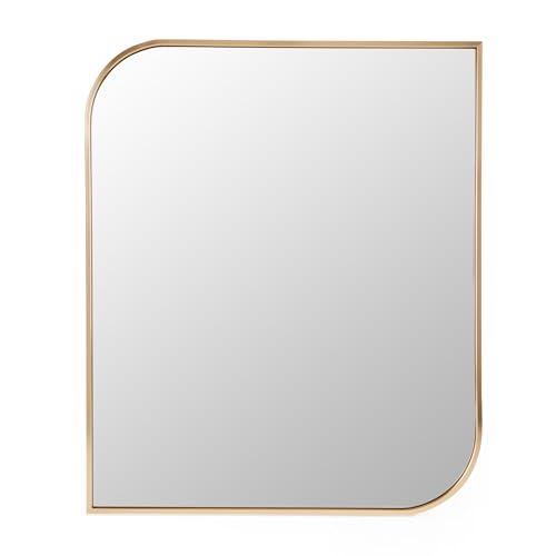 Image of Home Centre Reflection Metal Wall Mirror - 50x60cm