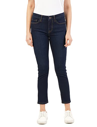 Image of INKD Women's Contrast Stitch Stretchable Skinny Fit Jeans