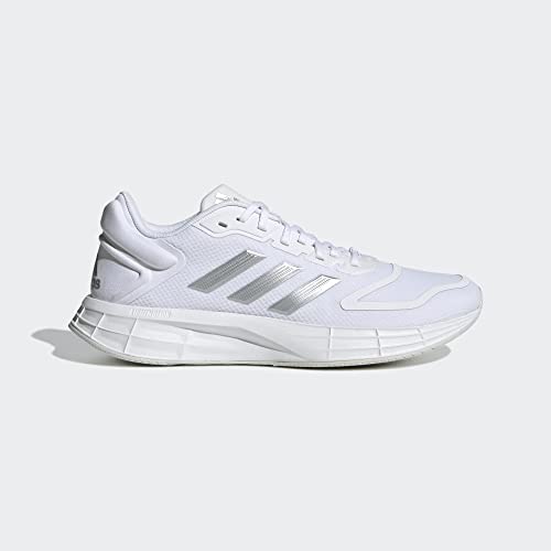 Image of adidas Adult Duramo SL 2.0 White /Silver Metallic /Grey One 8.5