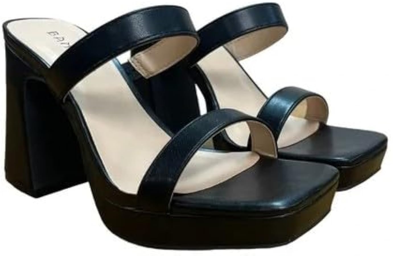 靴 Trois Tweed Platform Sandals black 38 Alohas Hook-Loop Tweed Sandals - The Revury