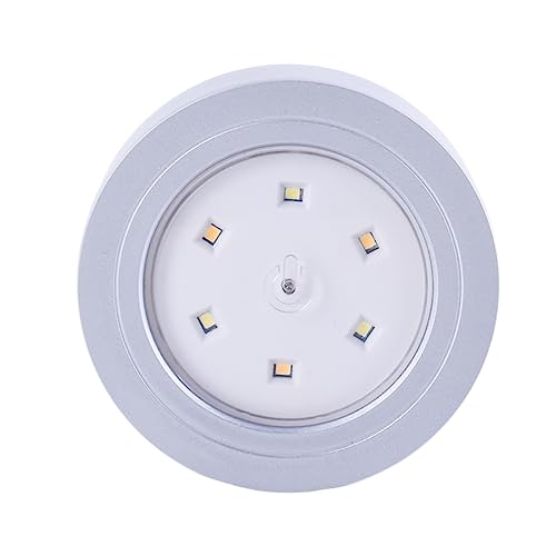 Homoyoyo Touch-Activated Led Battery Operated Cordless Night Light with White Yellow Glow for Closet Cabinet Home Use USB Rechargeable AAA Battery Powered