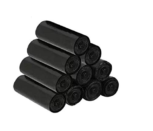 B S NATURAL Garbage Bags Size Medium (19 X 21 in) (48X 53 cm) 300 Pieces Packs of 10 Black Biodegradable for Kitchen,Office Dustbin Bag Trash Bag Medium 10 L Garbage Bag  (300Bag)