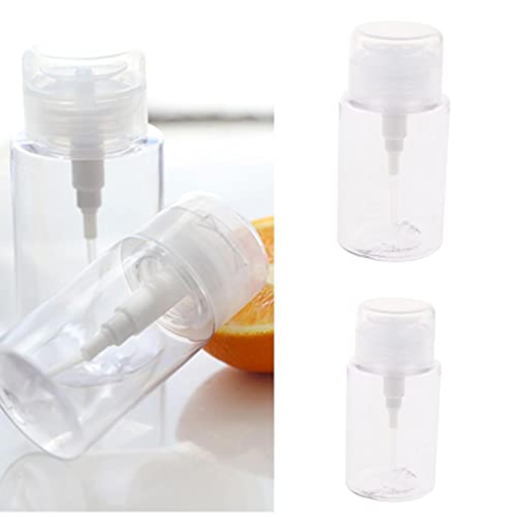 2Pcs Makeup Pump Bottle Container, Cosmetic Lotion Bottles