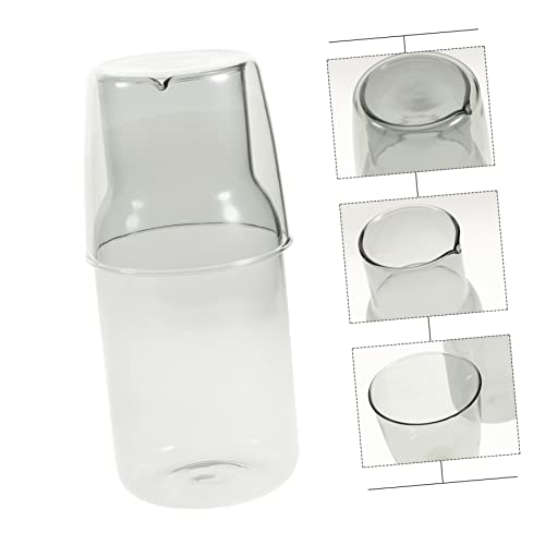 Set de 4 vasos de vidrio únicos resistentes al calor miniatura 6