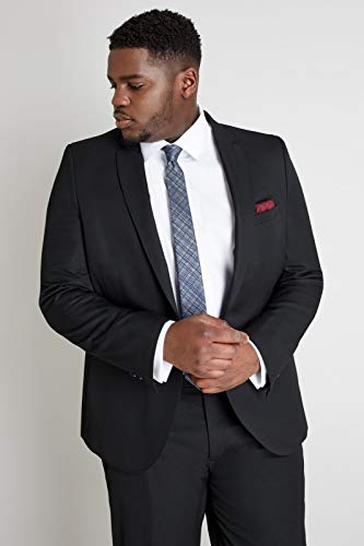 Terno Masculino Plus Size Preto Cor:Preto;Tamanho:68