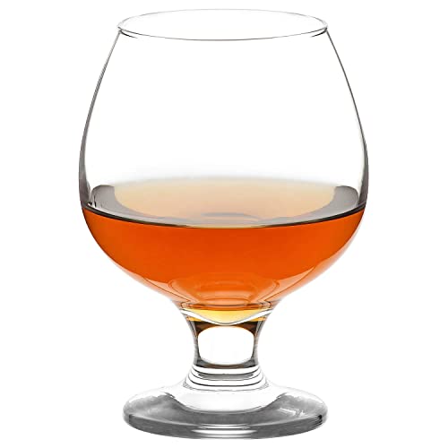 Set of 2 Brandy Glass Wine 240 ml Round Rum Bar and Restaurant Home and Kitchen Glassware Tableware (2)