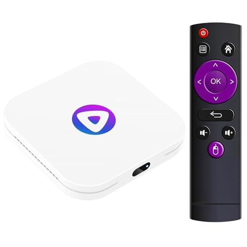 Android 13.0 TV Box, LEFFOT M1 4K Ultra HD Smart TV Streaming Media Player, 4GB RAM 32GB ROM, TV Box Android with HDR10, 2.4G & 5G Dual-Band WiFi 5, BT 4.0, RK3528 Quad Core A53