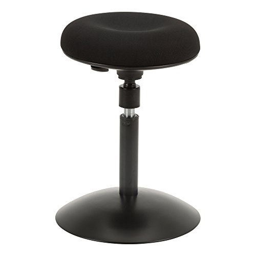 Image of Norwood Commercial Furniture Active Stool with Adjustable Height Pivot Round Seat, Black NOR-NIL1716F-BK-SO