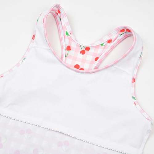 Image of Uhnice Girls Swimsuit Two Piece Tankini Swimwear with Boyshort