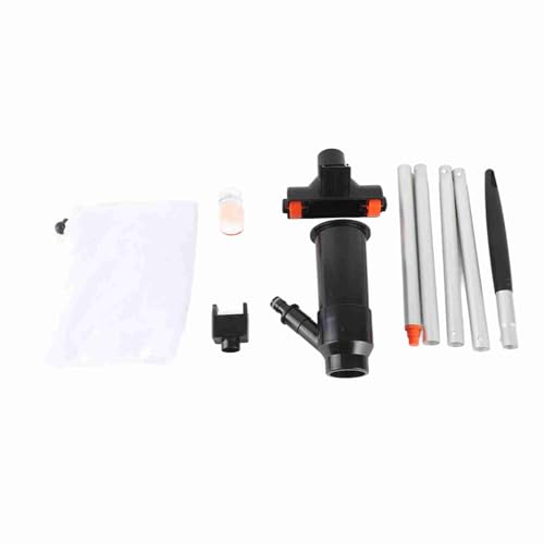 Limpiafondos Portátil para Piscina y Estanque, Herramienta de Limpieza con Bolsa Colectora y Conector Rápido - Diseño Ligero, Duradero y Fácil de Usar para Piscinas y Fuentes
