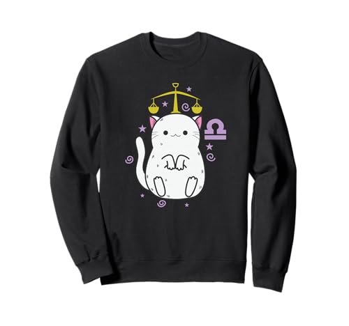 Horóscopo del Signo del Zodiaco Libra como Gato Sudadera