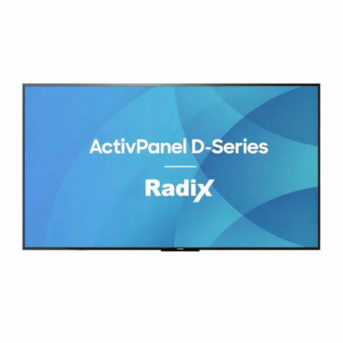 Image of Promethean ActivPanel D-Series 75 inch 4K UHD Commercial Digital Signage Display, Business Smart Display for Conference Rooms, Offices, Retail & Education - Includes 1-Year Radix License