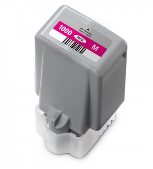 Canon PFI1000 Magenta Cartucho de Tinta Pigmentada Generico - Reemplaza PFI1000M/0548C001