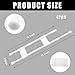 Yourkar 4 PCS Double RV Refrigerator Bar, 15.8-27.6 Inches Metal Non-Slip Adjustable RV Fridge Tension Rods, RV Fridge Bars for Holding Food Drinks in Place, Car Accessories