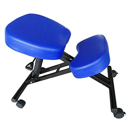 Silla ergonómica de rodillas para corrección de postura, taburete de escritorio para computadora con material de esponja de acero, mejora y corrige la postura del asiento
