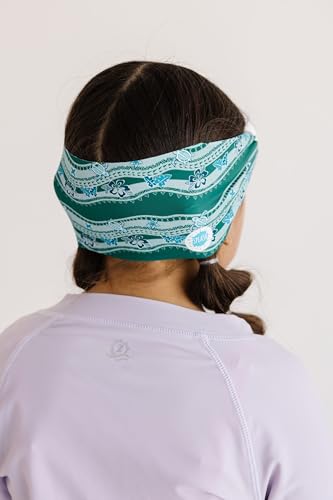 Image of Splash Place KIDS SWIM GOGGLES with Fabric Strap - TURTLE TURNPIKE | Tangle-Free, Swimming Goggles for Kids, Comfy Fabric Strap Goggles