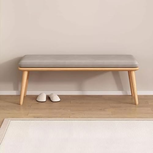 Taburete para cambiar zapatos estable de madera para sofa de casa 2