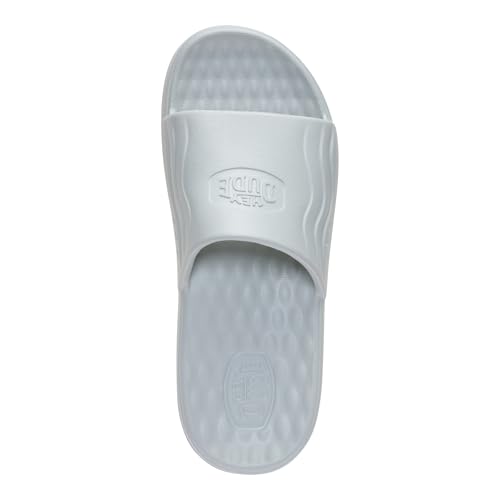 HEYDUDE Men's Wave Slide Sandal, Grey, Size 11 - image 4