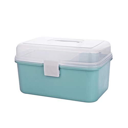 Almacenamiento de caja médico XMING azul para medicinas 2