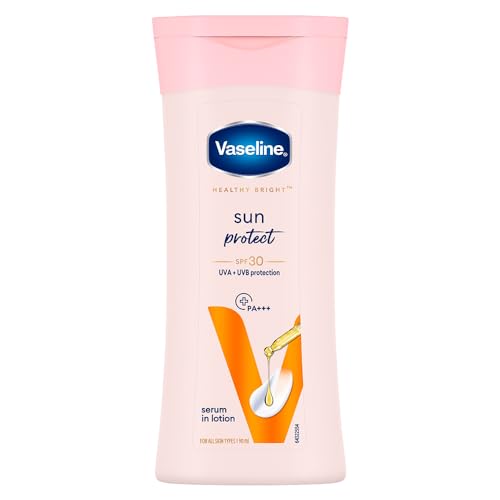 Vaseline Sun Protect SPF 30 Body Lotion, Reduces Tan Lines in 7 Days, UVA + UVB PA+++ Sun Protection, 90ml