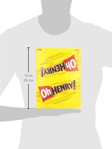 HERSHEY'S Oh Henry! Chocolatey Candy Bars,, 24Count ()