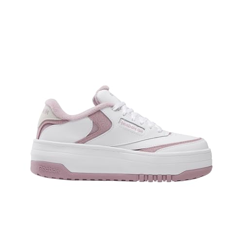 Image of Reebok Kid's Club C Extra Sneaker, White /Infused Lilac, Big Kid 4