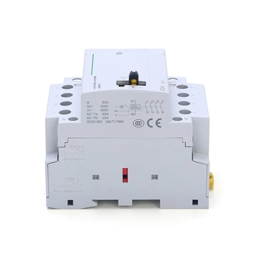 Contacteur modulaire HCH8s 4P 63A pour rail DIN dans tableau électrique