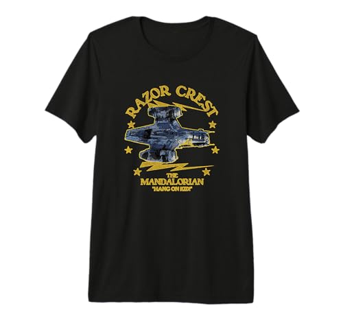 T-shirt Mandalorian Razor Crest Star Wars premium pour fan de pop culture