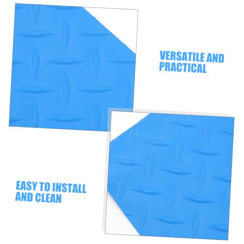 Alfombrilla antideslizante para escalera de piscina azul miniatura 7