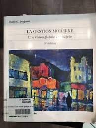 Gestion moderne (la) bergeron p.g.