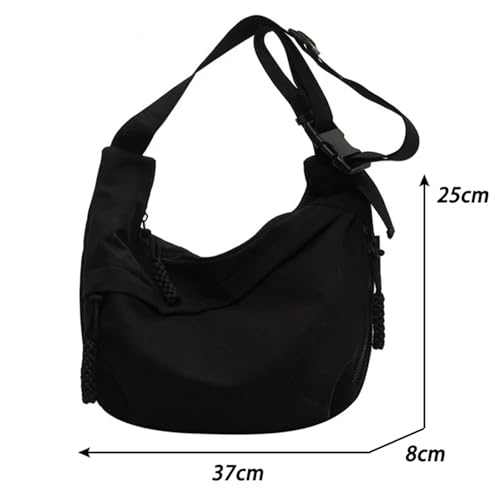 Nylon Hobos Crossbody Bags Solid Casual Zipper Women's Bags Fashion High Capacity Solid Color Single Shoulder4