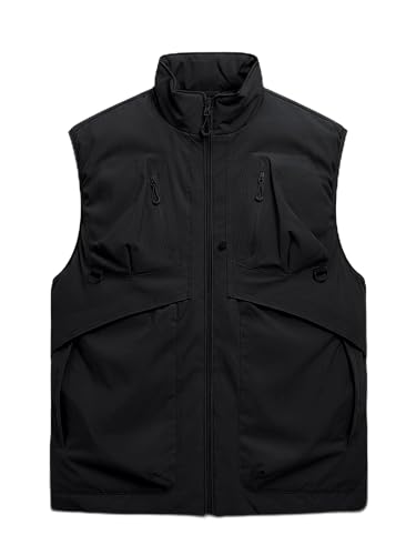 JAWERU Men's Water-Resistant Fleece Vest