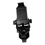 ノーブランド品 電話スタンドクランプ 携帯電話スタンド グリップ 調整可能な 電話マウント スタンド電話 ドッキング コントロール ベルト バッグクリップ コントローラーホルダー 鎖 Black