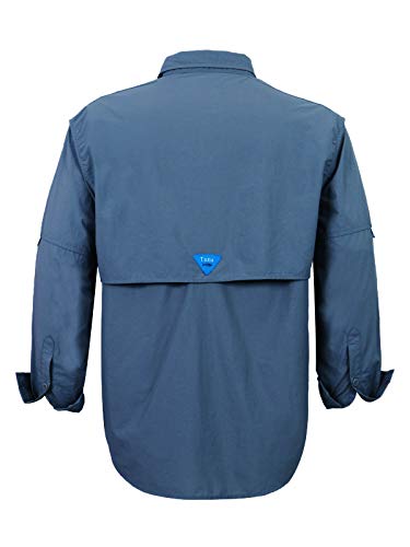 Fishing Shirts for Men Long Sleeve UV UPF 50+ Sun Protection Shirts Breathable Quick Dry Button Down Shirts2