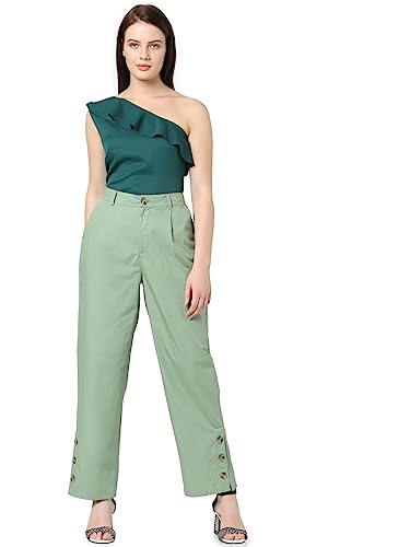 Image of VERO MODA Women's Straight Fit High Rise Pants