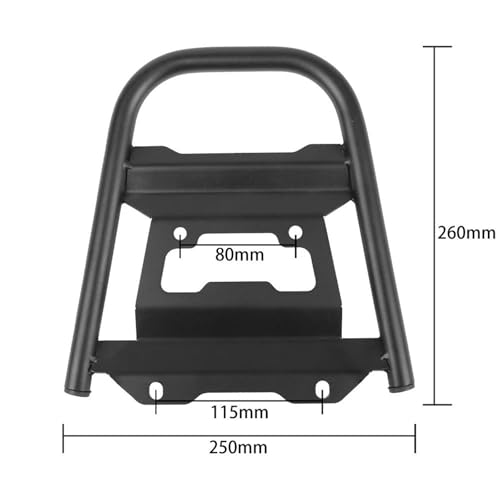 Support de sacoche arrière Tiger 850 900 acier inoxydable Type E